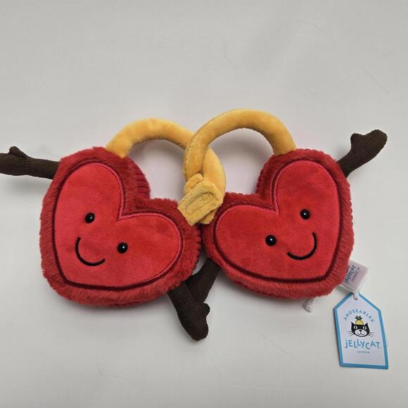 Jellycat Val & Tina Love Locks Plush Collectible, New With Tags (8 inch) - Picture 1 of 3